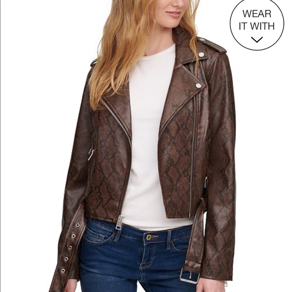 Levi’s: Women's Faux-Leather Moto Jacket
